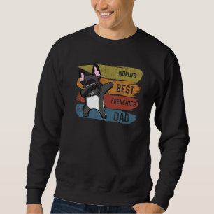 Moletom Melhor Dabbing de Pai De Buldogue Francês Para Cri