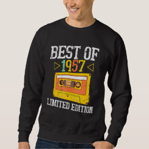 Moletom Melhor De 1957, 65 Anos, Aniversário