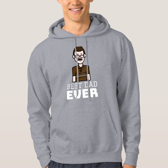 Moletom Melhor Dia de os pais Nunca (Frente)