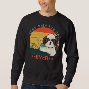 Moletom Melhor Dia de os pais Shih Tzu Pai De Cachorro Vin