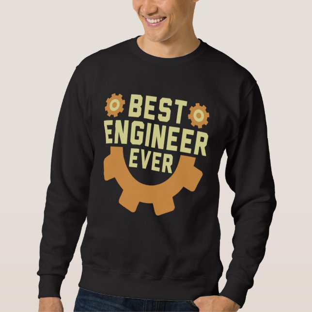Moletom Melhor Engenheiro de Todos os Tempos  Engenheiro d (Frente)