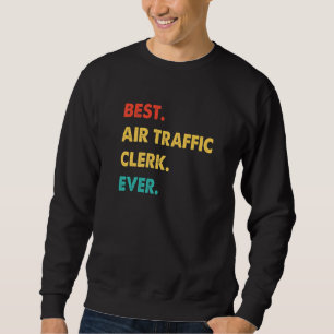 Moletom Melhor Funcionário de Tráfego Aéreo Retro de Todos