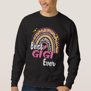 Moletom Melhor Gigi Nunca Engraçada Mães-do-Arco-íris Leop