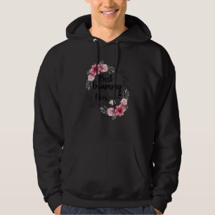Moletom Melhor Grammy Alguma Mulher Decoração Floral Vovó