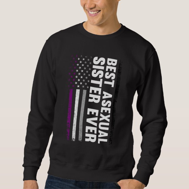 Moletom Melhor Irmã Asexual Todos Os Meses Do Orgulho Csd (Frente)