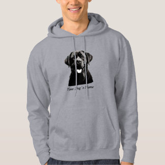 Moletom Melhor Labrador Retriever B&W Silohuette