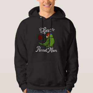 Moletom Melhor Mãe de Papagaio Eu Amazon Vermelho Mexicano