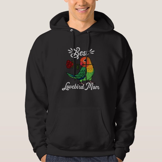 Moletom Melhor Mãe de Papagaio Eu Fischers Lovebird (Frente)