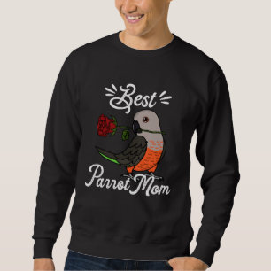 Moletom Melhor Mãe de Papagaio Eu Papagaio de barriga verm