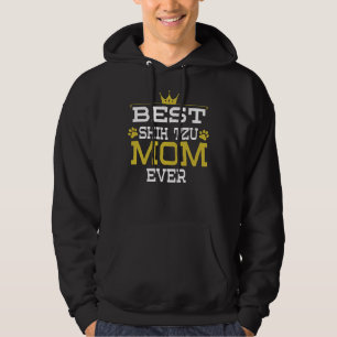 Moletom Melhor Mãe Shih Tzu Para Cães Vintage