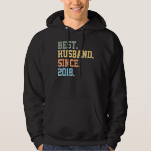 Moletom Melhor Marido Desde 2018, Pai De Homem Casado Anni