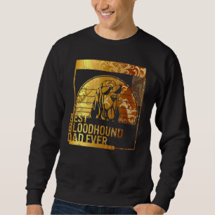 Moletom Melhor Pai de Bloodhound de Todos os Tempos pai de