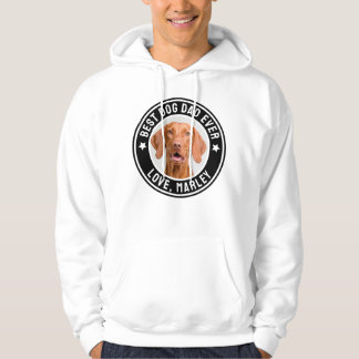 Moletom Melhor Pai De Cão Já Personalizado Foto E Nome De
