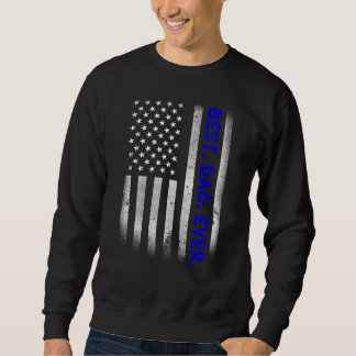 Moletom Melhor Pai De Dia de os pais De Bandeira Americano