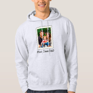 Moletom Melhor Pai de Pai de primeira classe Foto personal