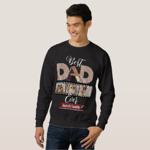 Moletom melhor pai de sempre, família feliz 3 personalizaç