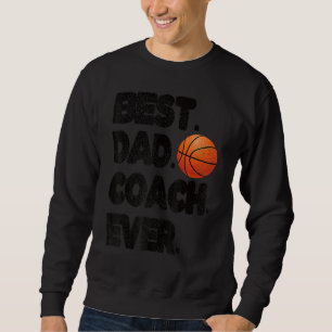 Moletom Melhor Pai de treinador de basquetebol que já trei