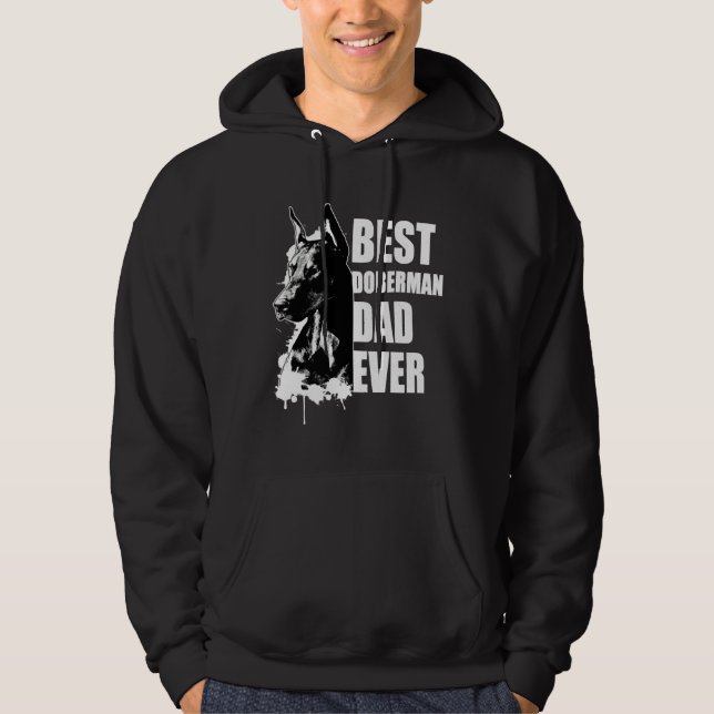 Moletom Melhor Pai Doberman Doberman Pinscher (Frente)