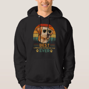 Moletom Melhor Pai Labrador De Retriever De Estilo Retro