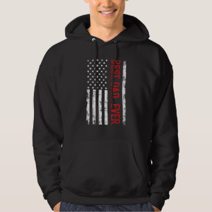 Moletom Melhor Pai Nos Eua Bandeira Americana Vintage Papa