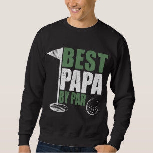 Moletom Melhor Papá Engraçado Por Par Dia de os pais Golf 