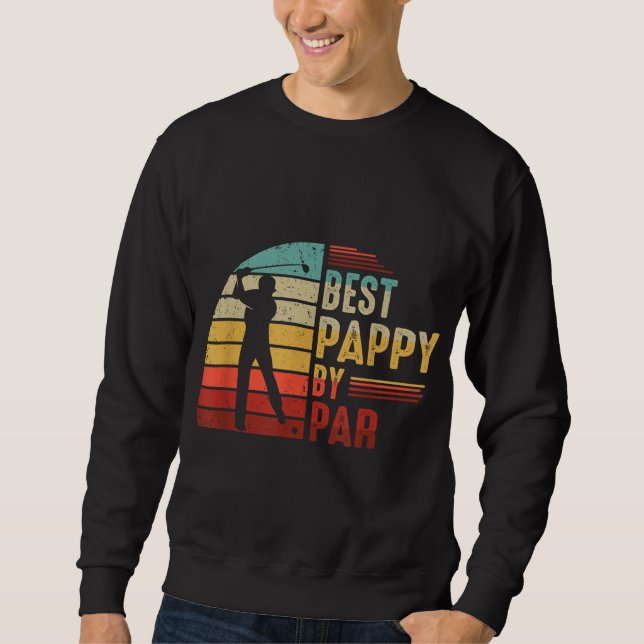 Moletom Melhor Pappy por Par Golf Melhor Presente De Dia d (Frente)