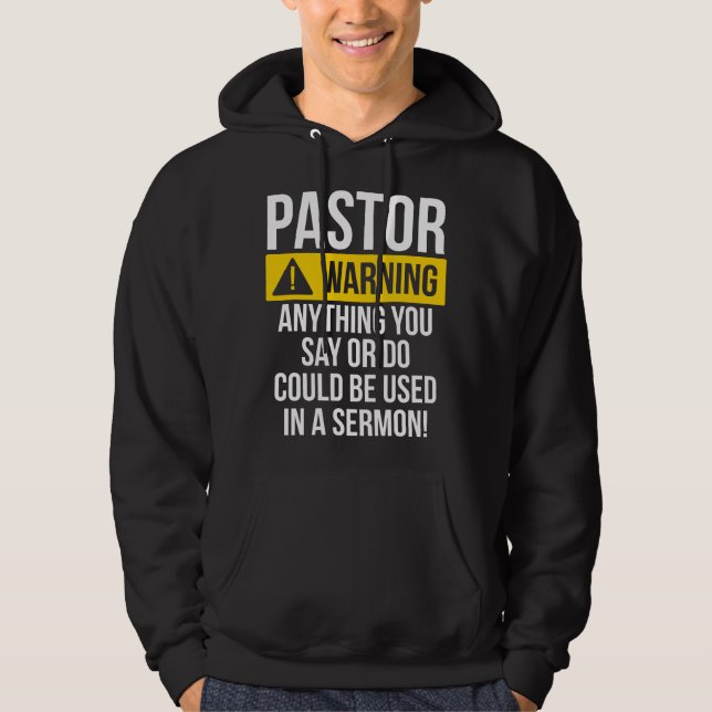 Moletom Melhor Pastor Apreciação Padre Cristão Jesus Vá (Frente)