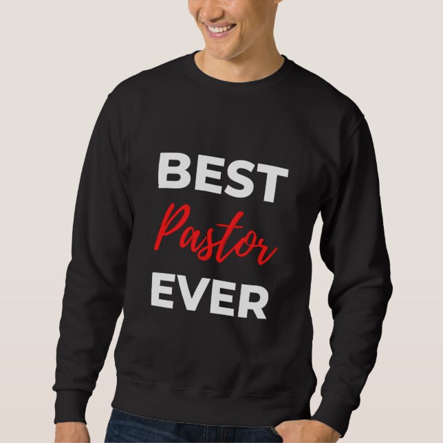 Moletom Melhor Pastor Nunca (Frente)