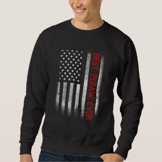 Moletom Melhor Pepaw Já Vintage Bandeira Americana Para Pa