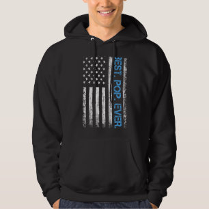 Moletom Melhor Pop de Alguma Vez Vintage - Bandeira Americ