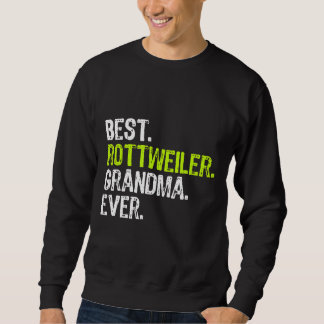 Moletom Melhor presentes para vovó rottweiler