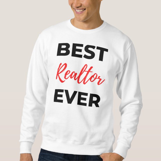 Moletom Melhor Realator Ever 2 (Frente)