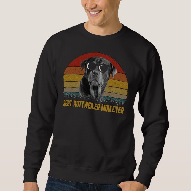Moletom Melhor Rottweiler Mãe 11 (Frente)