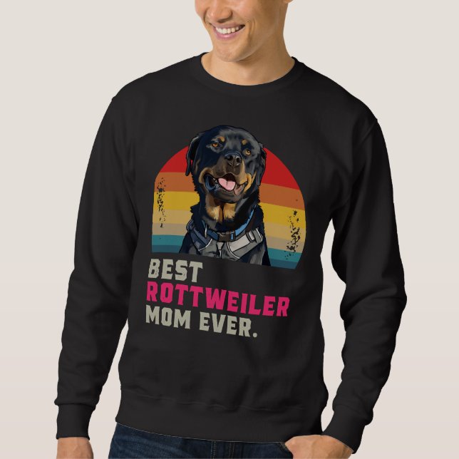 Moletom Melhor Rottweiler Mãe 13 (Frente)