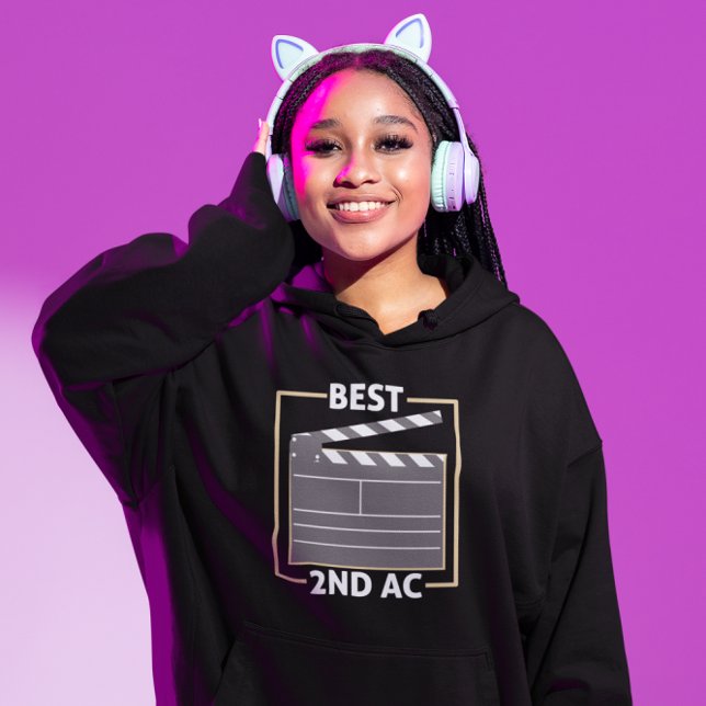 Moletom Melhor segundo AC - Segunda Câmera Assistente (Criador carregado)