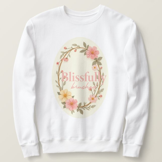 Moletom Mellow Blooms (Frente do Design)