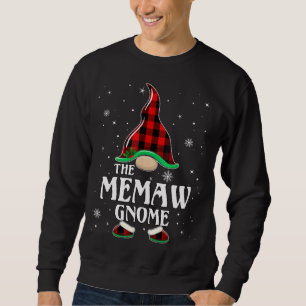 Moletom Memaw Gnome Buffalo Xadrez Matando Família Christm