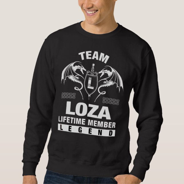 Moletom Membro do Tempo de Vida do Team Loza (Frente)