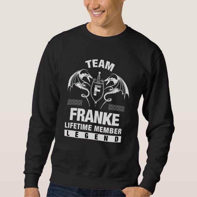 Moletom Membro Vitalício da Equipe Franke   (Frente)