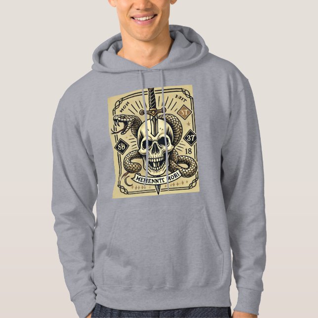 Moletom Memento Mori Tattoo Hoodie (Frente)