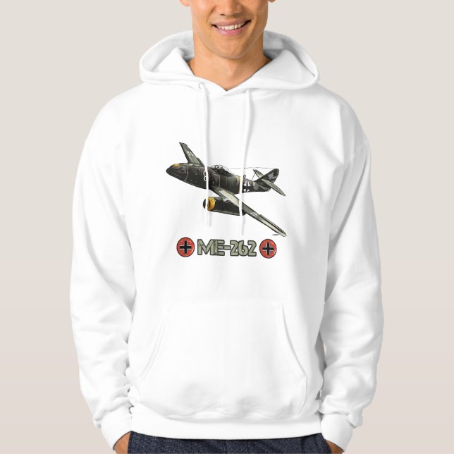 Moletom Memorando do Avião de Caça Alemão da Segunda Guerr (Frente)