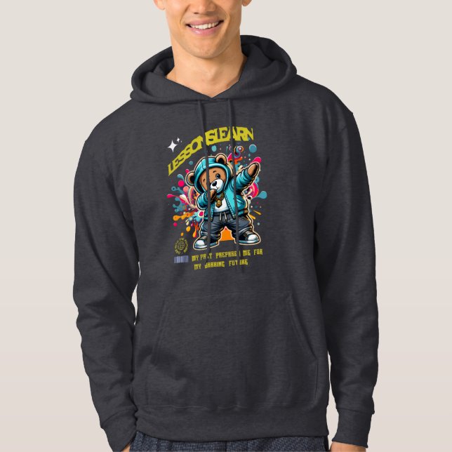 MOLETOM MEN DABBING FUTURE LESSONS LEARN HOODIE  (Frente)