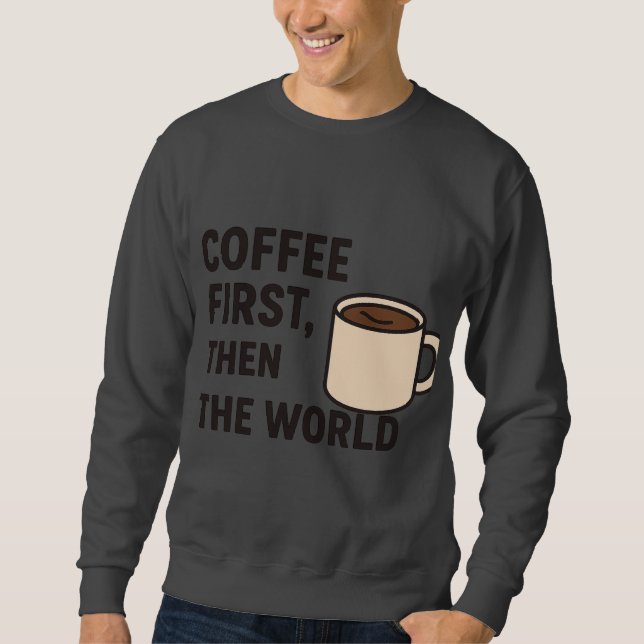 Moletom Men’s Coffee Quote Hoodie (Frente)