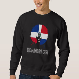 Moletom Menina da República Dominicana Melanina Cabelo Pre
