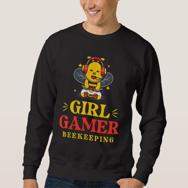 Moletom Menina Jogadora Apicultura (Frente)