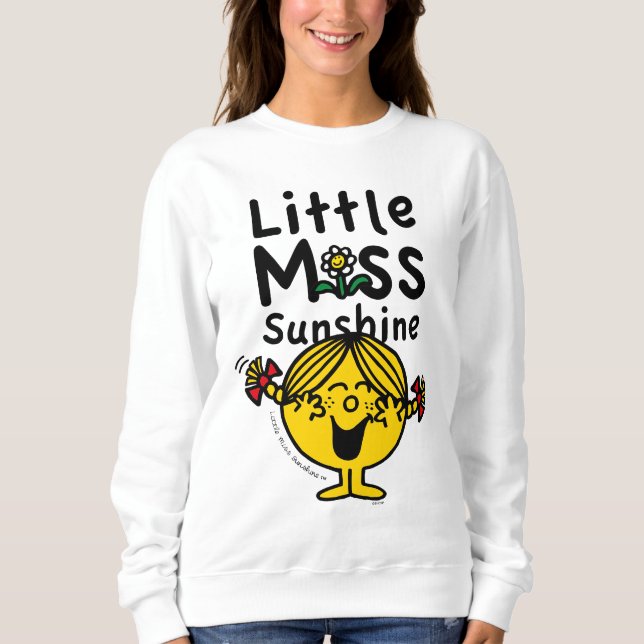 Moletom Menina | Pequena Miss Sunshine Laughs (Frente)