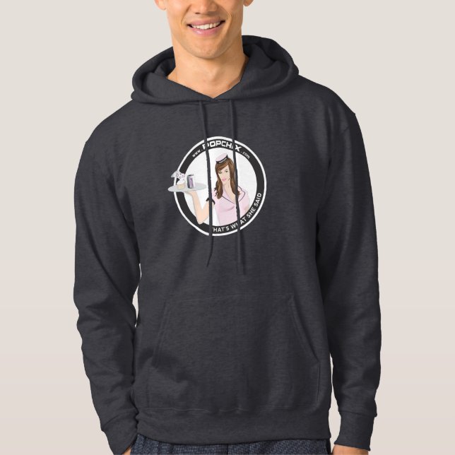 Moletom Menina triguenha Hoody de PopChiX (Frente)