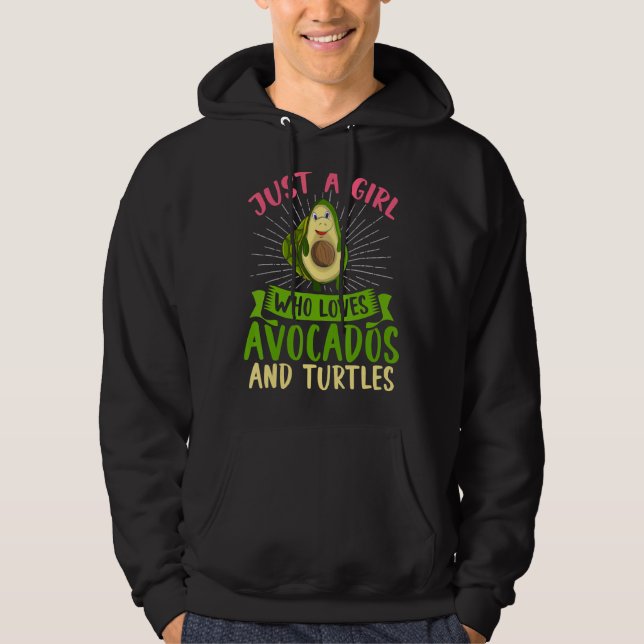 Moletom Meninas de Tartaruga-do-mar Avocado Mulheres Ocean (Frente)