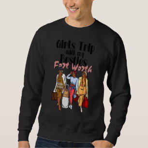 Moletom Meninas Trip Besties Fort Valem Melanin Black Vaca