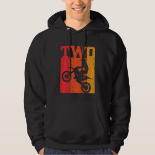 Moletom Meninos segundo aniversário 2 Duas Bicicletas Moto